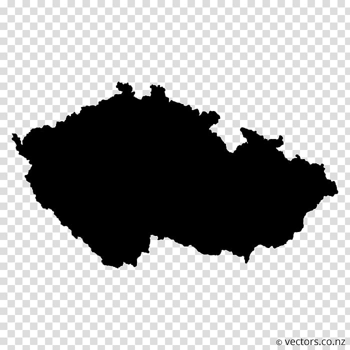Flag of the Czech Republic Map , grey pattern transparent background PNG clipart
