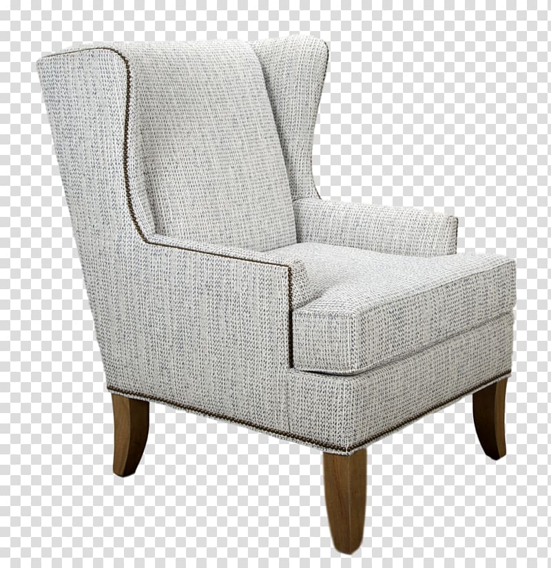 Club chair Table Upholstery Wing chair, table transparent background PNG clipart