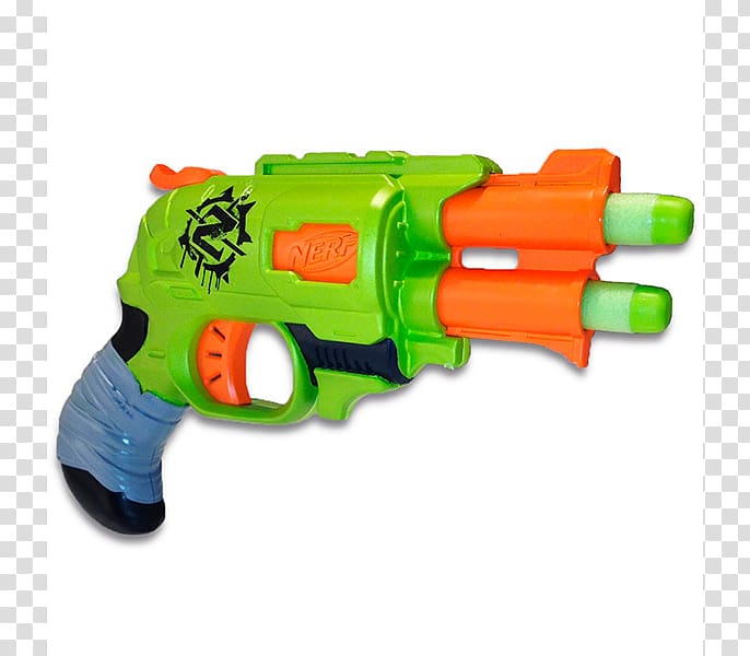 Nerf Zombie Strike Doublestrike Blaster Nerf N-Strike Elite Toy, zombie transparent background PNG clipart