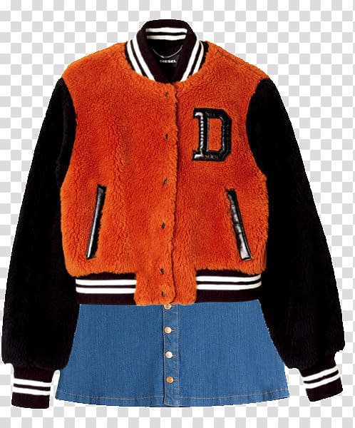 Orange Coat Jacket Clothing Baseball uniform, Orange baseball uniform transparent background PNG clipart