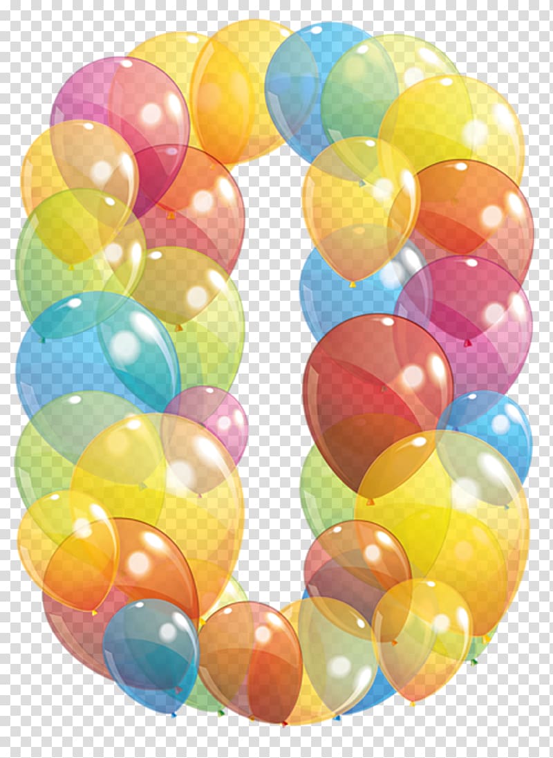 Balloon modelling Number , balloon transparent background PNG clipart