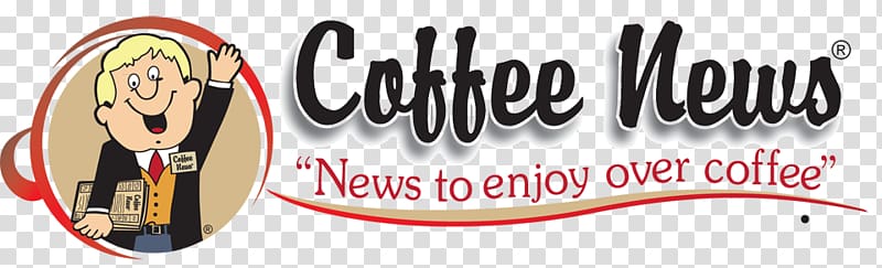 Coffee News Advertising Newspaper Logo, Restaurant Magazine Ad transparent background PNG clipart