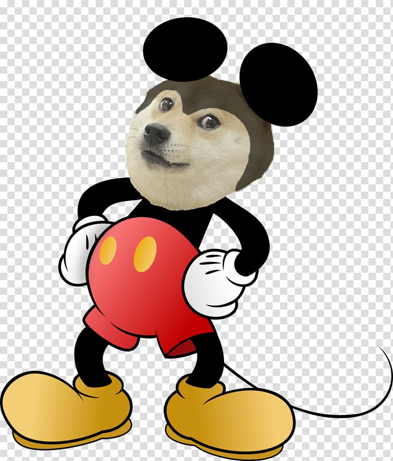 Mickey Mouse Pluto Minnie Mouse YouTube The Walt Disney Company, doge transparent background PNG clipart