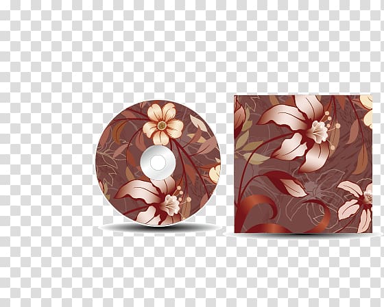 Compact disc Album cover, CD cover material transparent background PNG clipart