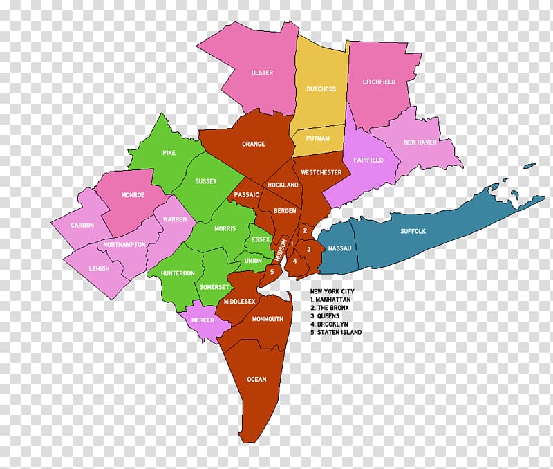 New York City Jersey City Newark New York metropolitan area Statistical area, others transparent background PNG clipart