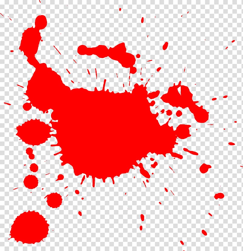 Color Painter Painting, blood transparent background PNG clipart