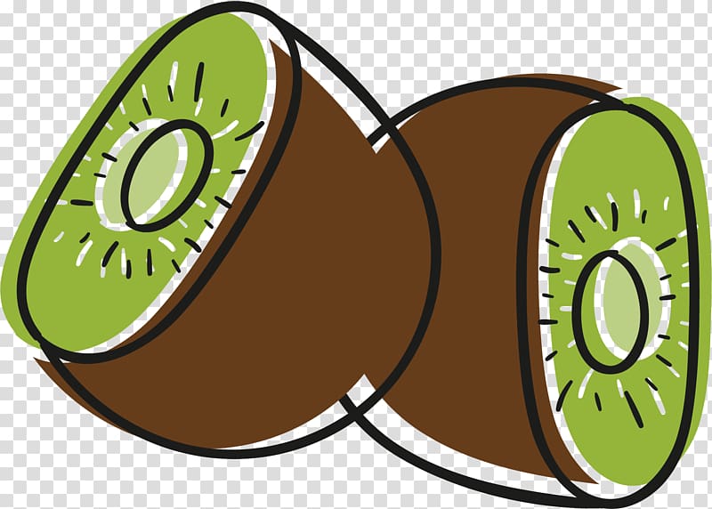 Juice Kiwifruit, hand-painted fruit kiwi transparent background PNG clipart