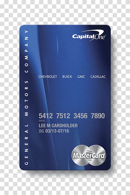 General Motors Capital One GM Card Credit card, Luxury Vertical Business Card transparent background PNG clipart
