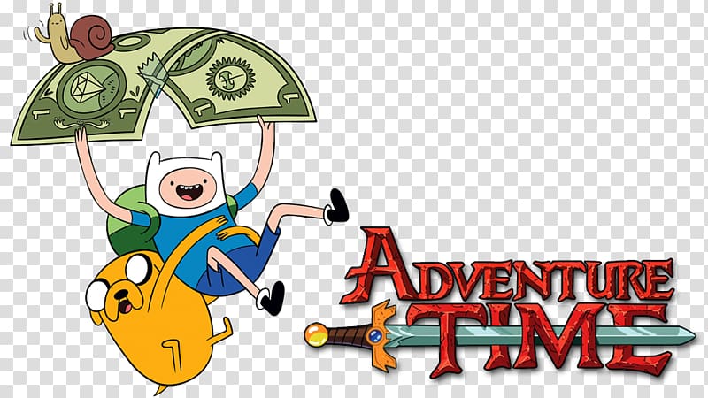 Finn the Human Jake the Dog Ice King Marceline the Vampire Queen Character, adventure time money transparent background PNG clipart