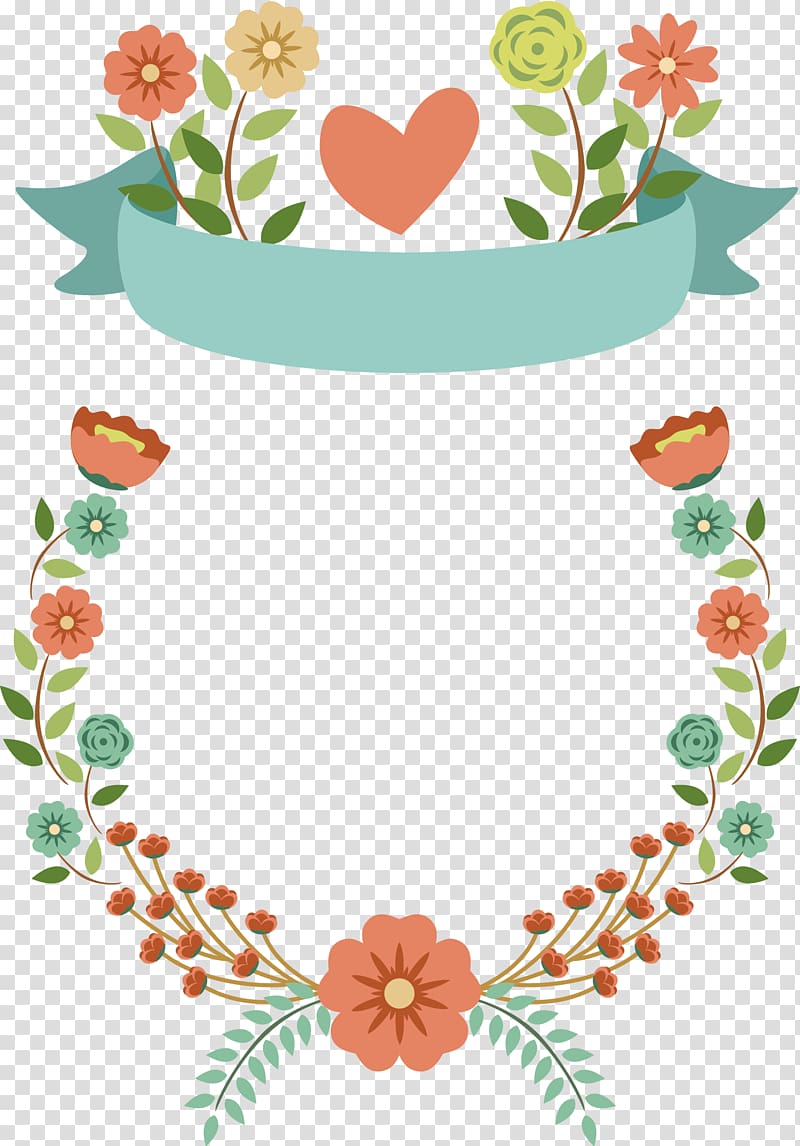 flowers illustration, wreath material transparent background PNG clipart