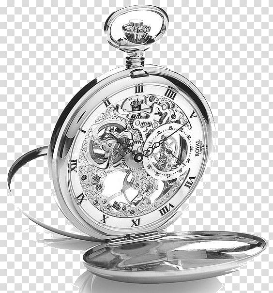 Pocket watch Skeleton watch Mechanical watch, watch transparent background PNG clipart