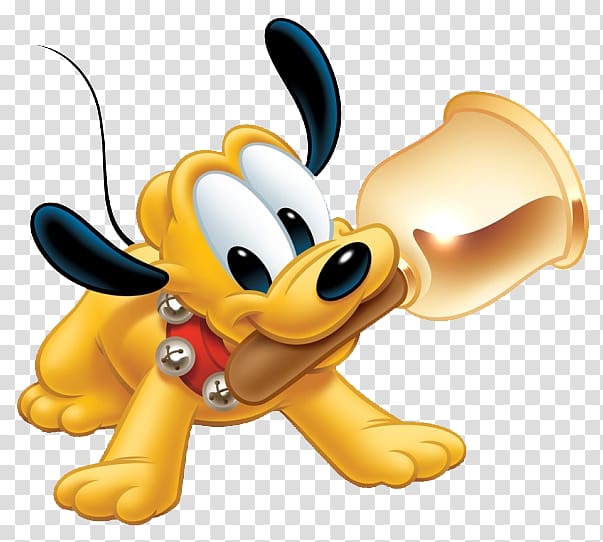 Disney Pluto illustration, Pluto Mickey Mouse Minnie Mouse Donald Duck Goofy, Pluto transparent background PNG clipart