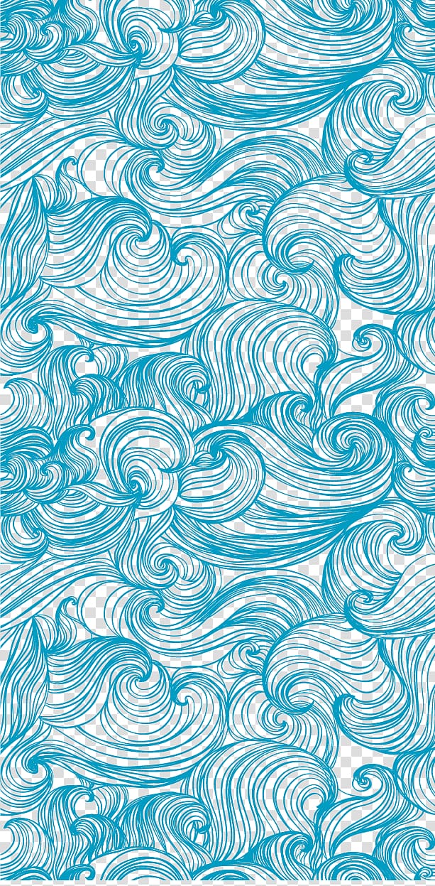 Wind wave Pattern, wavy lines manuscript material shading transparent background PNG clipart