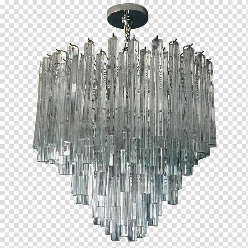 Chandelier Ceiling Light fixture, simple creative stained glass chandelier cafe bar transparent background PNG clipart