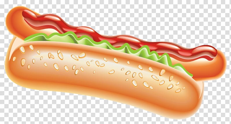 Hot dog transparent background PNG clipart