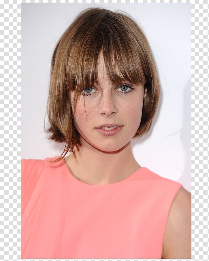 Edie Campbell Bob cut Hairstyle Bangs Fashion, model transparent background PNG clipart