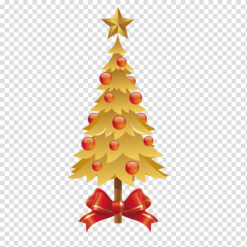 Wedding invitation Christmas tree New Year , Christmas tree results transparent background PNG clipart