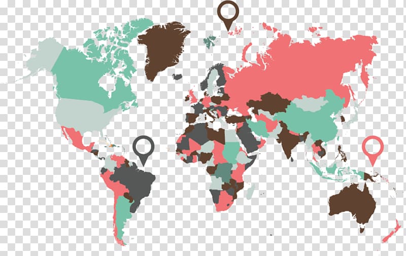 Globe World map, Map color transparent background PNG clipart