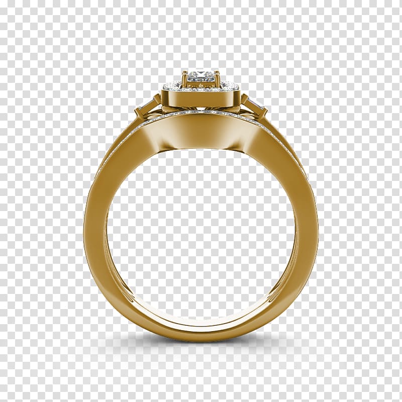 Engagement ring Earring Gold Diamond Tanzanite, gold transparent background PNG clipart