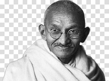 Mahatma Gandhi, Gandhi transparent background PNG clipart