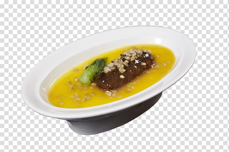 Vegetarian cuisine Recipe Curry Condiment Soup, Stewed Sea Cucumber nest transparent background PNG clipart