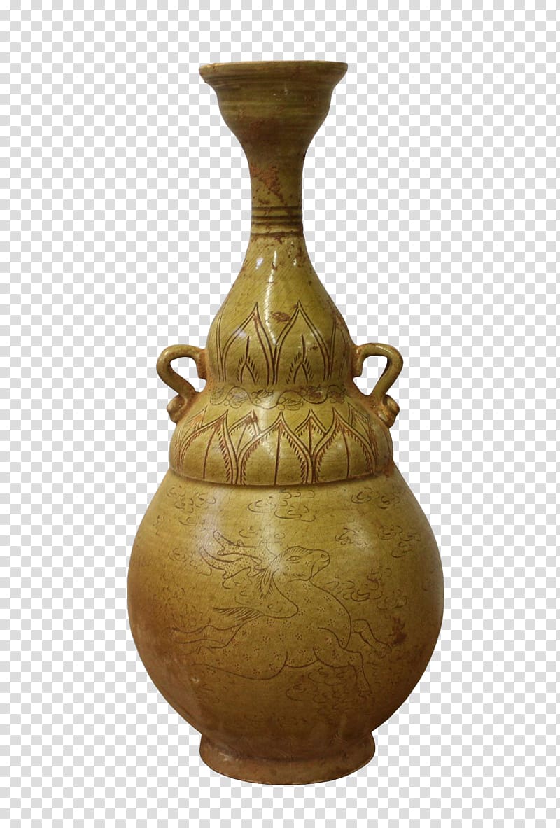 Vase Ceramic glaze Porcelain Pottery, vase transparent background PNG clipart