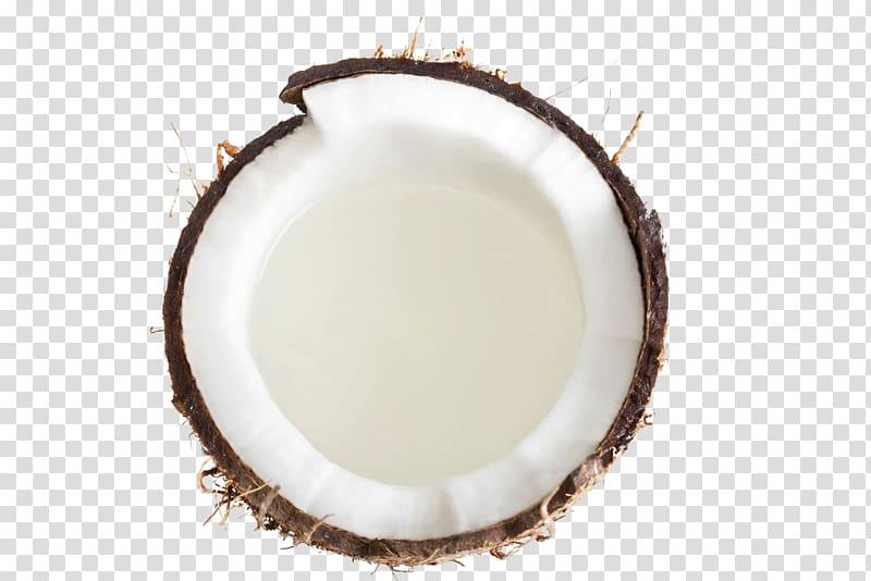 opened coconut shell, Coconut milk Grated coconut, coconut transparent background PNG clipart