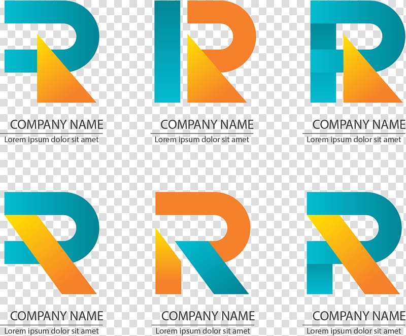 R Company name logo illustration, hand-painted R alphabet icon transparent background PNG clipart