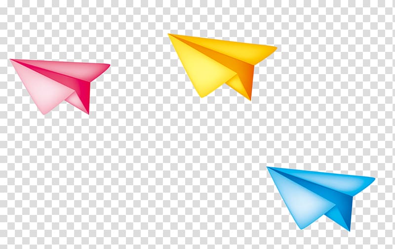 Airplane Paper plane, Cartoon paper airplane transparent background PNG clipart