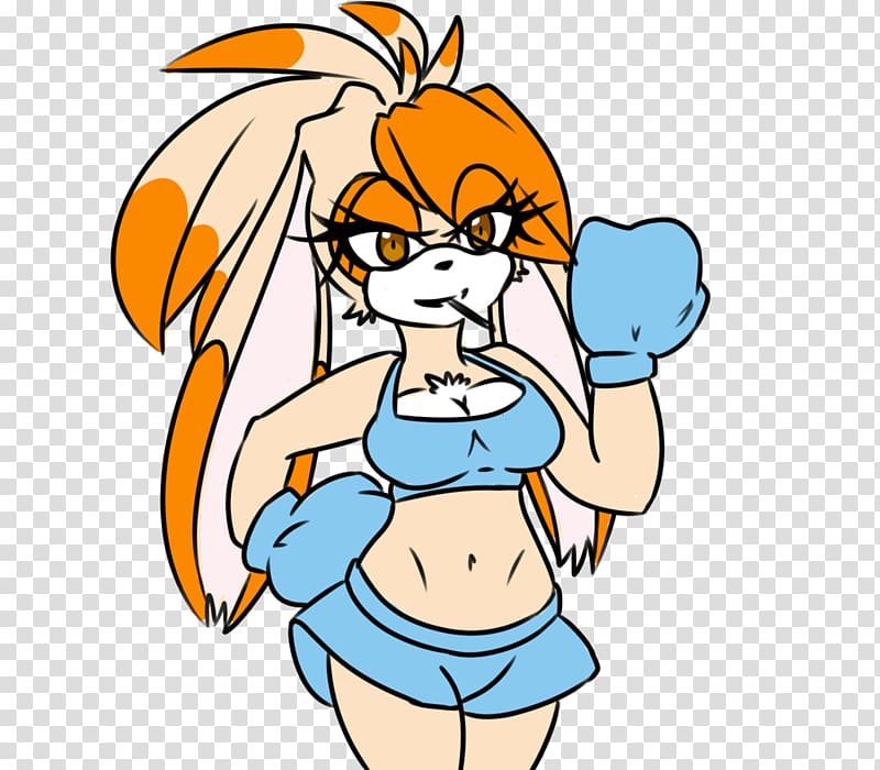 Cream the Rabbit Women's boxing Rabbit test, Boxing transparent background PNG clipart