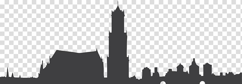 HU University of Applied Sciences Utrecht Skyline Nieuwe Dikke Dries Silhouette Steeple, others transparent background PNG clipart