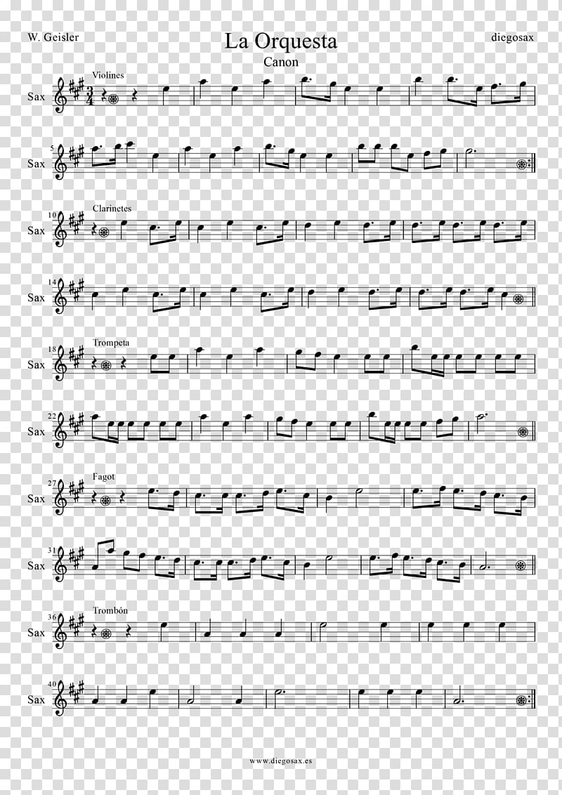 Sheet Music Alto saxophone Orchestra, sheet music transparent background PNG clipart