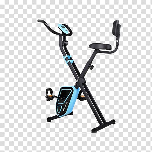 Stationary bicycle Exercise equipment Fitness Centre Indoor cycling, Blue foot sports and fitness transparent background PNG clipart