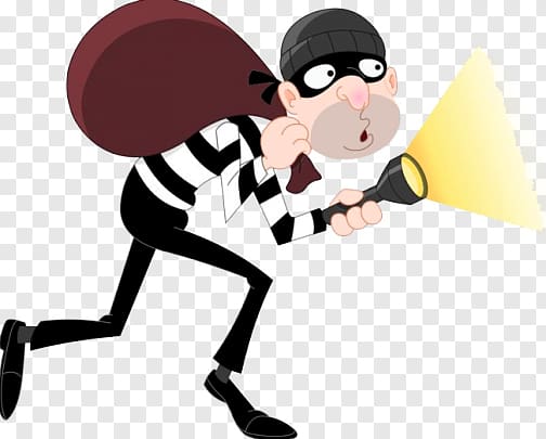 Thief, robber transparent background PNG clipart