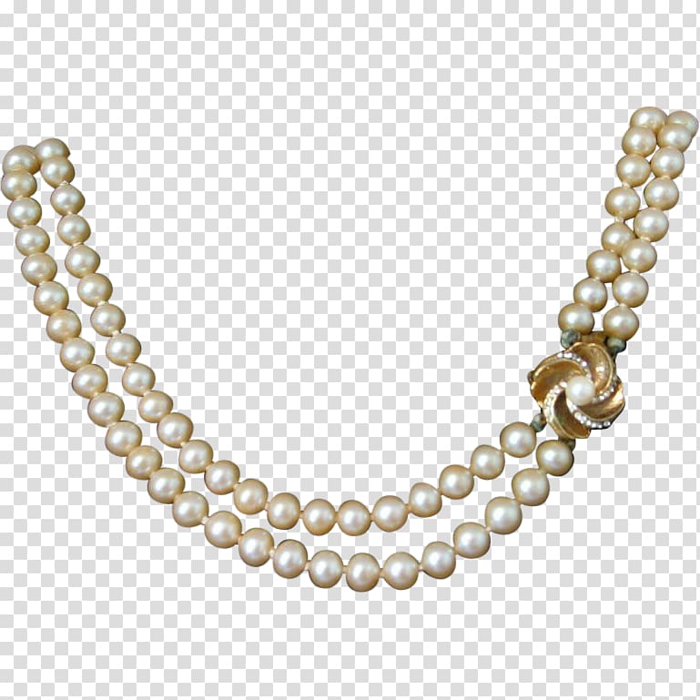 Pearl Necklace Choker Jewellery chain, necklace transparent background PNG clipart