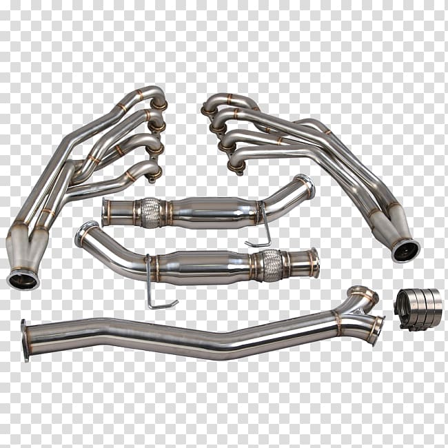 Exhaust system Car Nissan 240SX Exhaust manifold Aftermarket exhaust parts, exhaust pipe transparent background PNG clipart