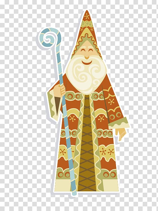 Basilica of St. Nicholas, Amsterdam Santa Claus Krampus Sinterklaas Greeting card, Santa Claus transparent background PNG clipart