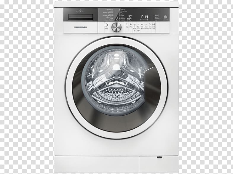 Washing Machines Grundig GWN48430CW 8kg 1400 Rpm Washing Machine Home appliance, Tomtom Drum transparent background PNG clipart