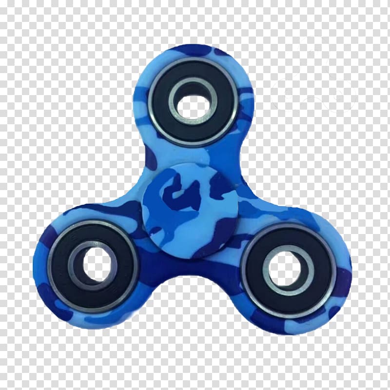 Fidget spinner Fidgeting Fidget Cube Blue Toy, Spinner transparent background PNG clipart