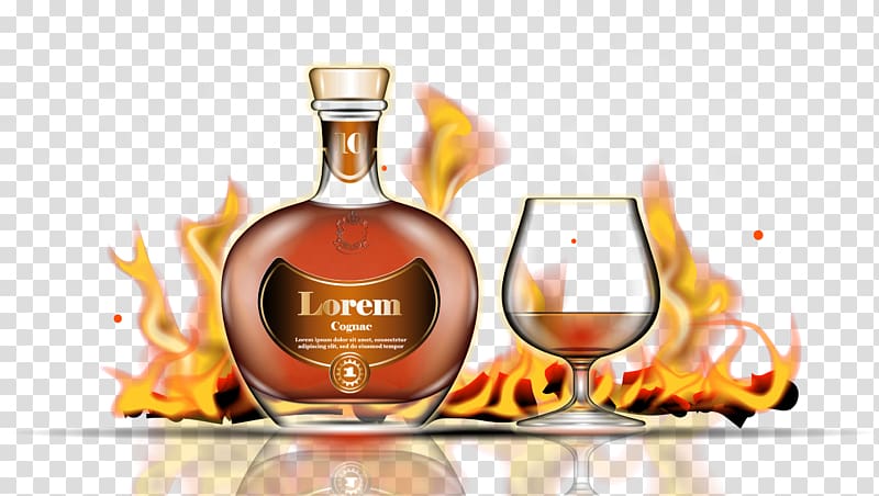Whisky Cognac Distilled beverage Vodka Wine, Luxury spirits transparent background PNG clipart
