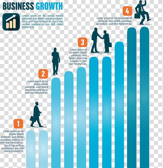 Infographic Businessperson Company, elements for business growth chart transparent background PNG clipart