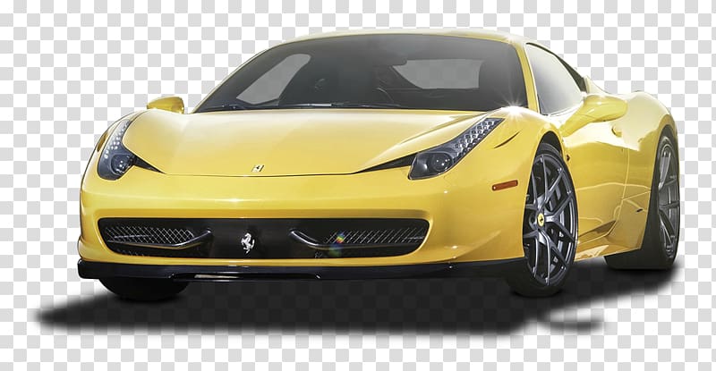 2014 Ferrari 458 Spider 2013 Ferrari 458 Italia 2014 Ferrari 458 Italia 2014 Ferrari 458 Speciale, Yellow Ferrari 458 Italia Car transparent background PNG clipart