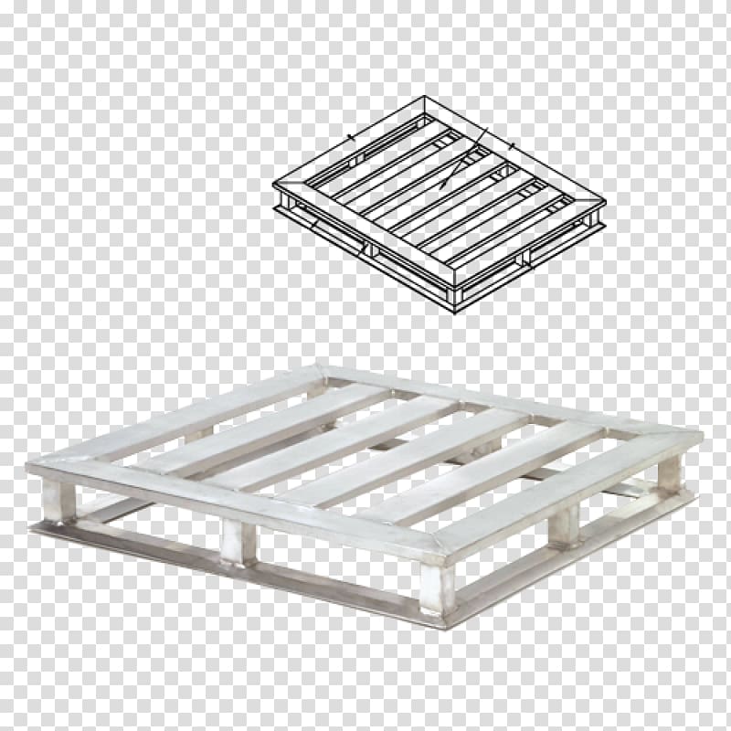 Pallet racking Material Handling Steel Aluminium, Metal Pallets transparent background PNG clipart