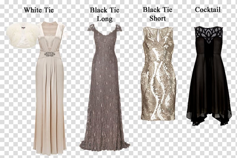 Black tie Dress code Clothing White tie, dress transparent background PNG clipart