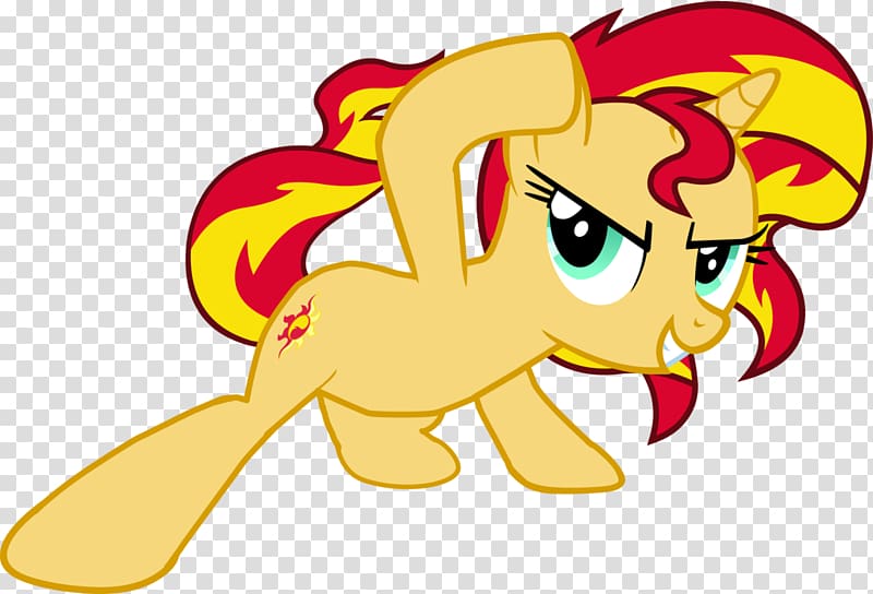 Pony Sunset Shimmer Pinkie Pie Rainbow Dash Applejack, shimmer transparent background PNG clipart