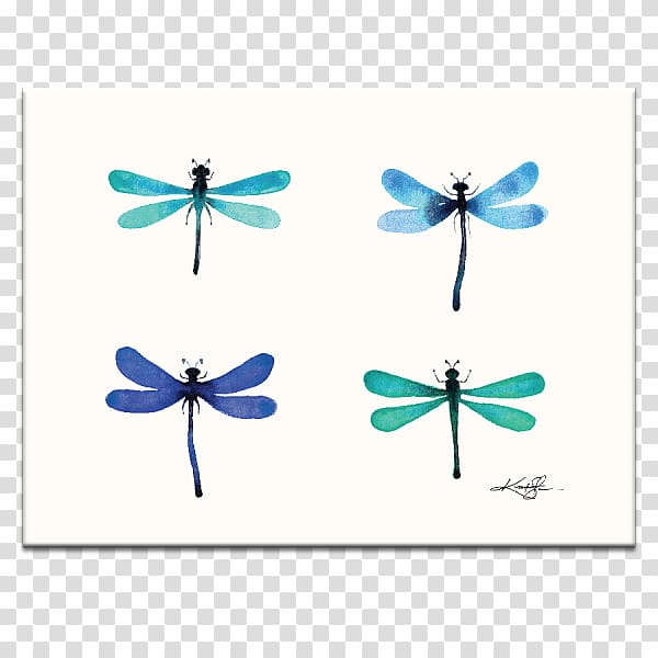Abstraction 30 Watercolor painting Abstract art Dragonfly, painting transparent background PNG clipart