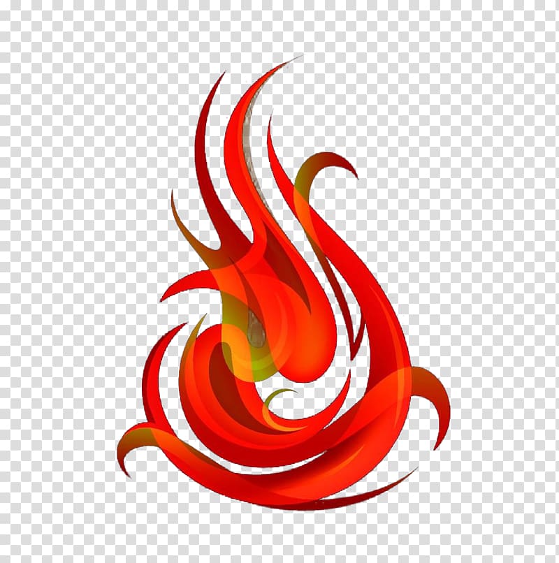 Flame, Hand-painted flames transparent background PNG clipart