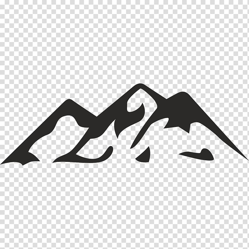 Silhouette Mountain Mesa, Silhouette transparent background PNG clipart