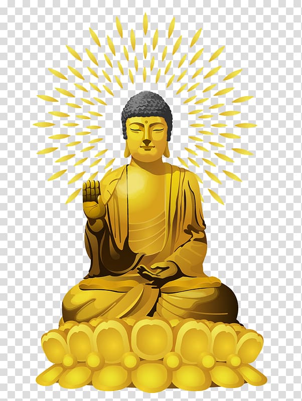 Gautama Buddha Golden Buddha Journey to the West Buddhism Buddhahood, buddhas enlightenment transparent background PNG clipart