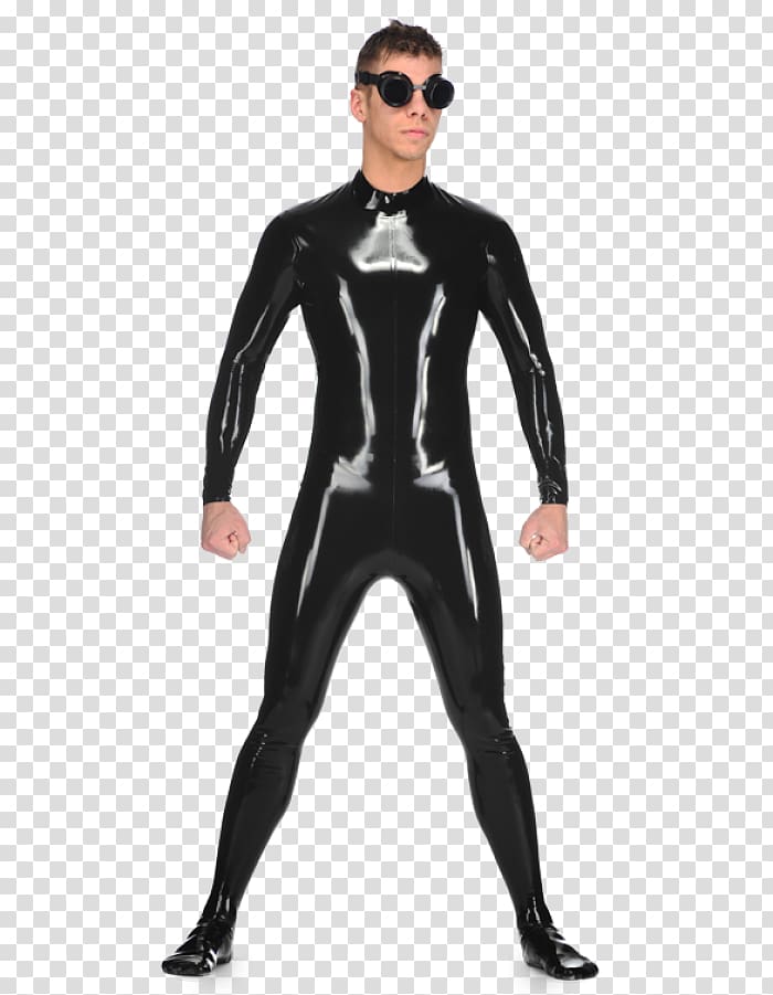 Latex clothing T-shirt Catsuit, dr. clothing transparent background PNG clipart